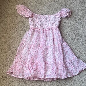 Altar’d State Pink Floral Dress